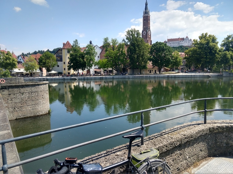 Isar in Landshut