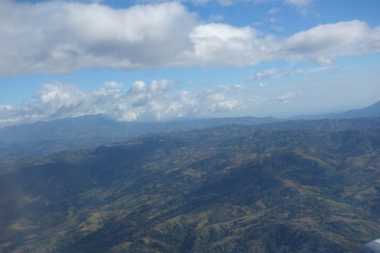 view from the plane